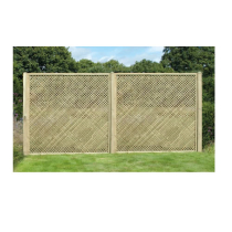 1.8m x 1.83m PRIVACY DIAMOND TRELLIS FLAT PLANED