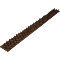 DETERRENT SPIKES 4.5m x 45mm 10PK BROWN