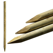 2.10x125-150mm ROUND(7'x5-6") UC4 Pointed & Treated Stake