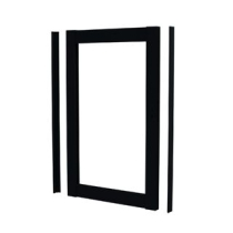 NS DURAPOST ALUMINIUM GATE FRAME BLACK