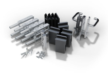 NS DURAPOST ALUMINIUM GATE HARDWARE KIT