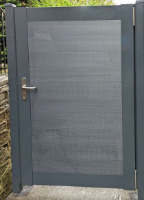 NS DURAPOST ALUMINIUM GATE KIT ANTHRACITE GREY