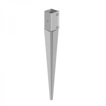 90x90x600mm POST SOCKET SPIKE CLAMP TYPE GALVANISED  2600901