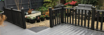 NS Dena COMPOSITE BALUSTRADE KIT CHARCOAL