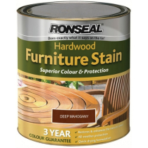 RONSEAL HARDWOOD FURNITURE STAIN DEEP MAHOGANY 750ml