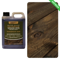 WATER BASED WOOD DYE WOODLAND COLOURS TENEBROUS OAK 2.5LTR