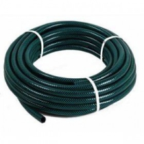 1/2" x 15m BRAIDED HOSE PIPE GREEN