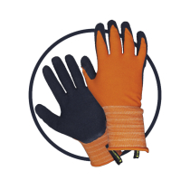 LANDSCAPER MEDIUM CLIP GLOVES DARK BLUE/ ORANGE