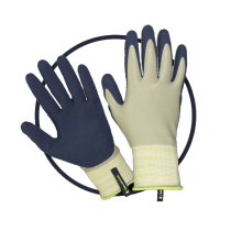 WATERTIGHT LARGE CLIP GLOVES MEDIUM DUTY - DRK BLUE & BEIGE