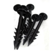 PLASTIC PEG 6" (BLACK)