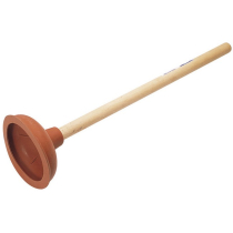 SINK PLUNGER 5" - WOODEN HANDLE