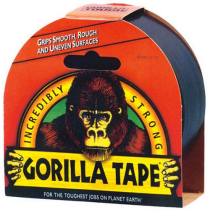 GORILLA TAPE 48mm x 11m  BLACK "TOUGHEST TAPE ON EARTH"