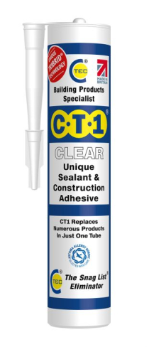 CT1 SEALANT AND CONSTRUCTION ADHESIVE 290ML CLEAR