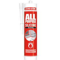 EVO-STIK ALL PURPOSE SILICONE SEALANT - BLACK