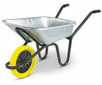 90L HEAVY DUTY PUNCTURE PROOF WALSALL WHEELBARROW GALVANISED