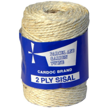 SISAL TWINE 2 PLY 250g SPOOL