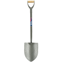 No.2 ROUND MOUTH SHOVEL TUBULAR STEEL & MYD HANDLE