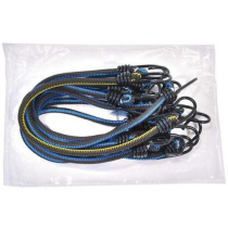 40cm ELASTIC LUGGAGE CORD (BUNGEE) WITH GALVANISED HOOKS