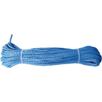 30m x 6mm POLYPROPYLENE ROPE BLUE