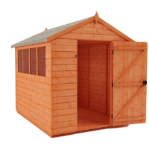 10' x 6' SUPER APEX SHED SHIPLAP