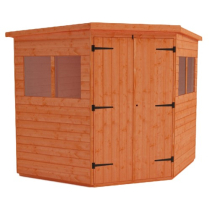 6x6 Corner Shed Shiplap