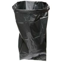 PACK OF 10 BLACK REFUSE BAG (LARGE 58" on rim x 39" Long)