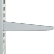 TWINSLOT SHELF BRACKET 57cm WHITE  (3"BASE)