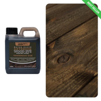 WATER BASED WOOD DYE WOODLAND COLOURS TENEBROUS OAK 1LTR