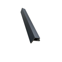 NS 2.5m Dena COMPOSITE SLTD CLAD END TRIM STONE GREY 49x49