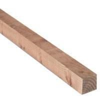 1.8x100x75 SAWN POST FLAT UC4 BROWN TREATED (6'x4"x3")