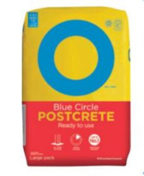 BLUE CIRCLE POSTCRETE 20KG POLYBAG