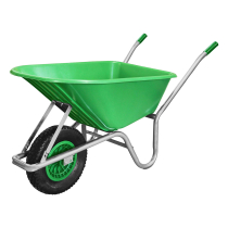 110L GENERAL PURPOSE GREEN POLYPROPYLENE WHEELBARROW