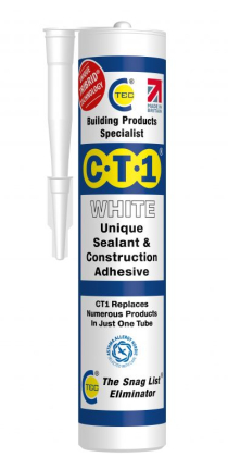 CT1 SEALANT AND CONSTRUCTION ADHESIVE 290ML WHITE