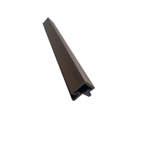 NS 2.5m Dena COMPOSITE SLTD CLAD CORNER TRIM WALNUT 49x49