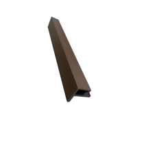 NS 2.5m Dena COMPOSITE SLTD CLAD END TRIM WALNUT 49x49