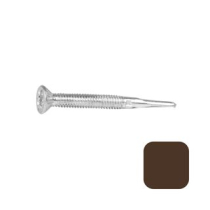 DuraPost VISTA SLF TAP SCREW BAG 16 | 4X28MM SEPIA BROWN