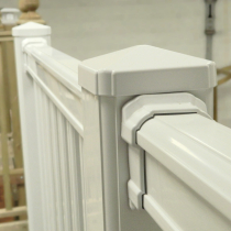 SCULPTURED TOP HANDRAIL COLOURS:WHITE, BEIGE, CREAM