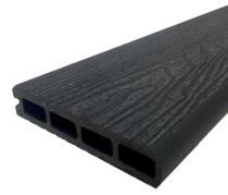 3.6m Dena Arcadian COMPOSITE BULLNOSE BOARD CINDER 135 x 23