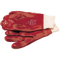 GLENCARE PVC WATERPROOF GLOVES K/WRIST L(9) SITE SAFE