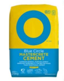 BLUE CIRCLE MASTERCRETE GEN PURP CEMENT 25KG