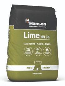 HANSON HYDRAULIC LIME 3.5 25KG BAG