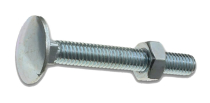 M6x100 CUP SQUARE HEX BOLT BZP BAG/6