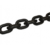 4mm x 26mm STRAIGHT LINK CHAIN BLACK PER METRE