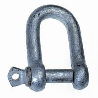 10mm DEE SHACKLE E-GALVANISED PACK/1