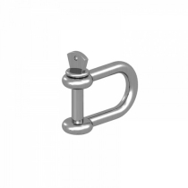 8mm DEE SHACKLE GALVANISED PACK/2