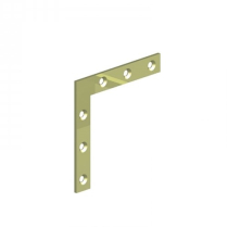 3" CORNER PLATES ZINC PLATED PACK/5 INC SCREWS