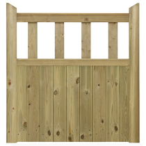 4'6"W x 3'6"H HAMPTON GATE GREEN TREATED SOFTWOOD