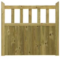 5'6"W x 3'6"H HAMPTON GATE GREEN TREATED SOFTWOOD