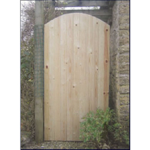 6'H x 30"W T&G ARCHED TOP GATE GREEN TREATED