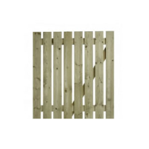 3'Hx3'W PLANED PALING GATE FLAT TOP PALES GREEN TREATED